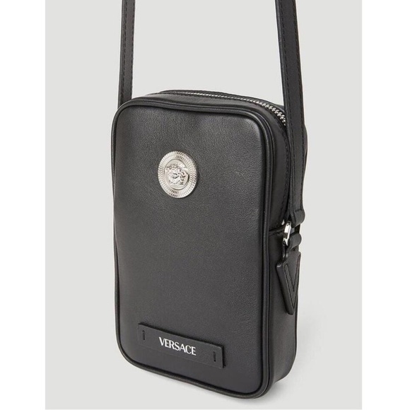 Versace Leather Medusa Crossbody Bag - Picture 9 of 10